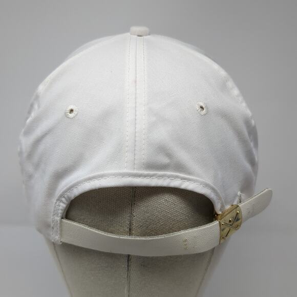 AGP Slideback Rope Hat White OS Adjustable Embroidered K-Brand Vintage - Picture 6 of 9